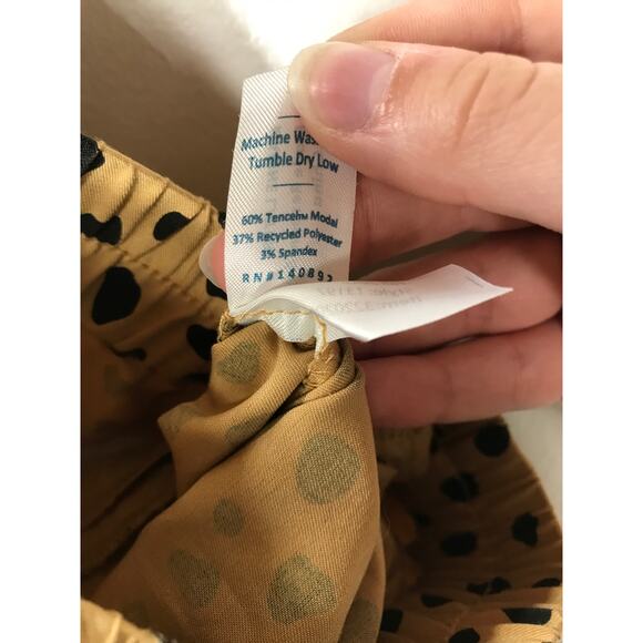 Marine Layer Allison Pant Women's M Spotted Cheetah Soft Modal Lightweight - Picture 9 of 12